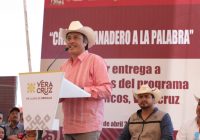 Entrega Gobernador más de 600 cabezas de ganado a productores del sur