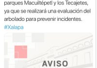 No abrirán parques Macuiltepetl y Tecajetes, este lunes en Xalapa.