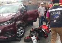 De gravedad joven, tras fuerte accidente