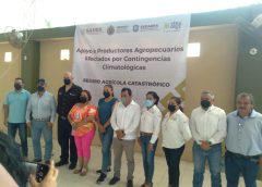 Más de 960 productores de Gutiérrez Zamora se benefician con la entrega del Seguro Catastrófico