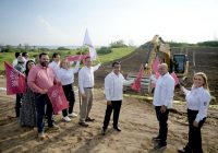 Inicia construcción de nueva sede del Tec de Alvarado, Gobernador da banderazo